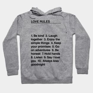 Love Rules Hoodie